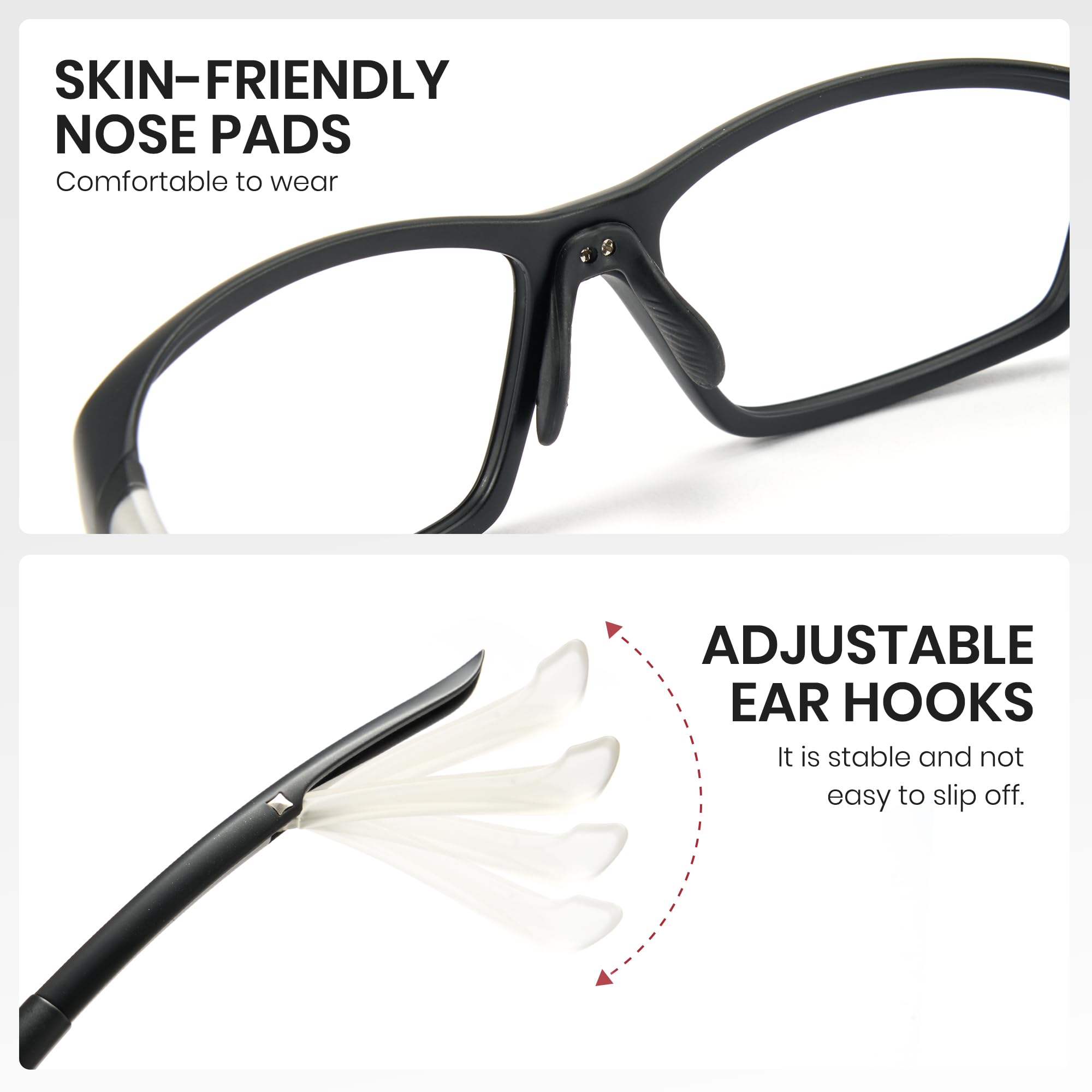 Cyxus Gafas Luz Azul Hombre Mujer Ligero Gafas De Ordenador Retro Gafas Anti Dolor De Cabeza Fatiga Ojos 8158