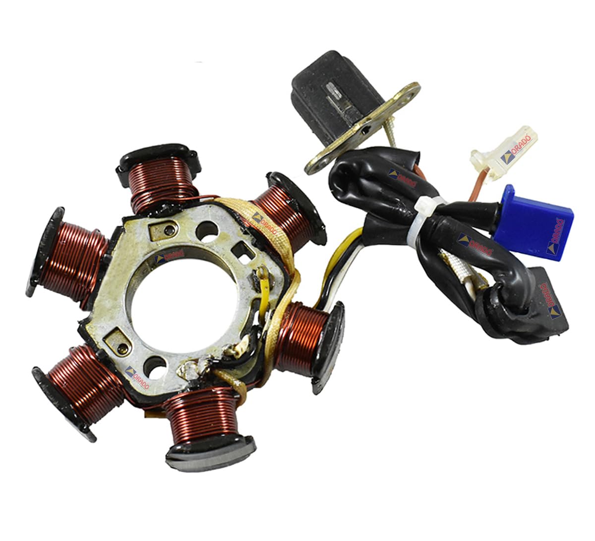 Stator Coil Plate Assembly TVS SCOOTY PEP |OEM (Original equipment manufacturer) ORADO-image-6