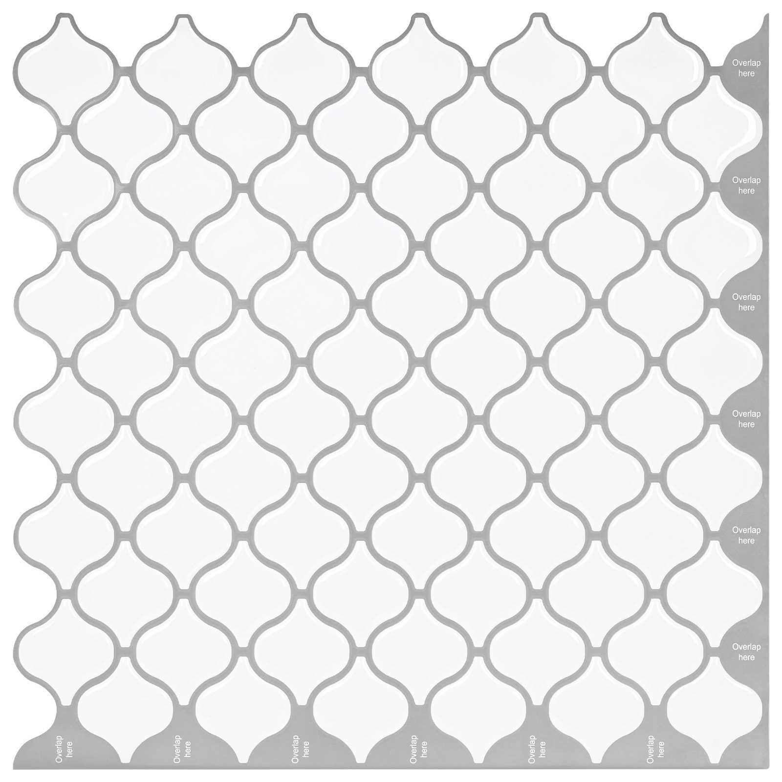 vidaXL Baldosa Lanturn 20 uds. 27 x 27 cm Poliuretano y PET