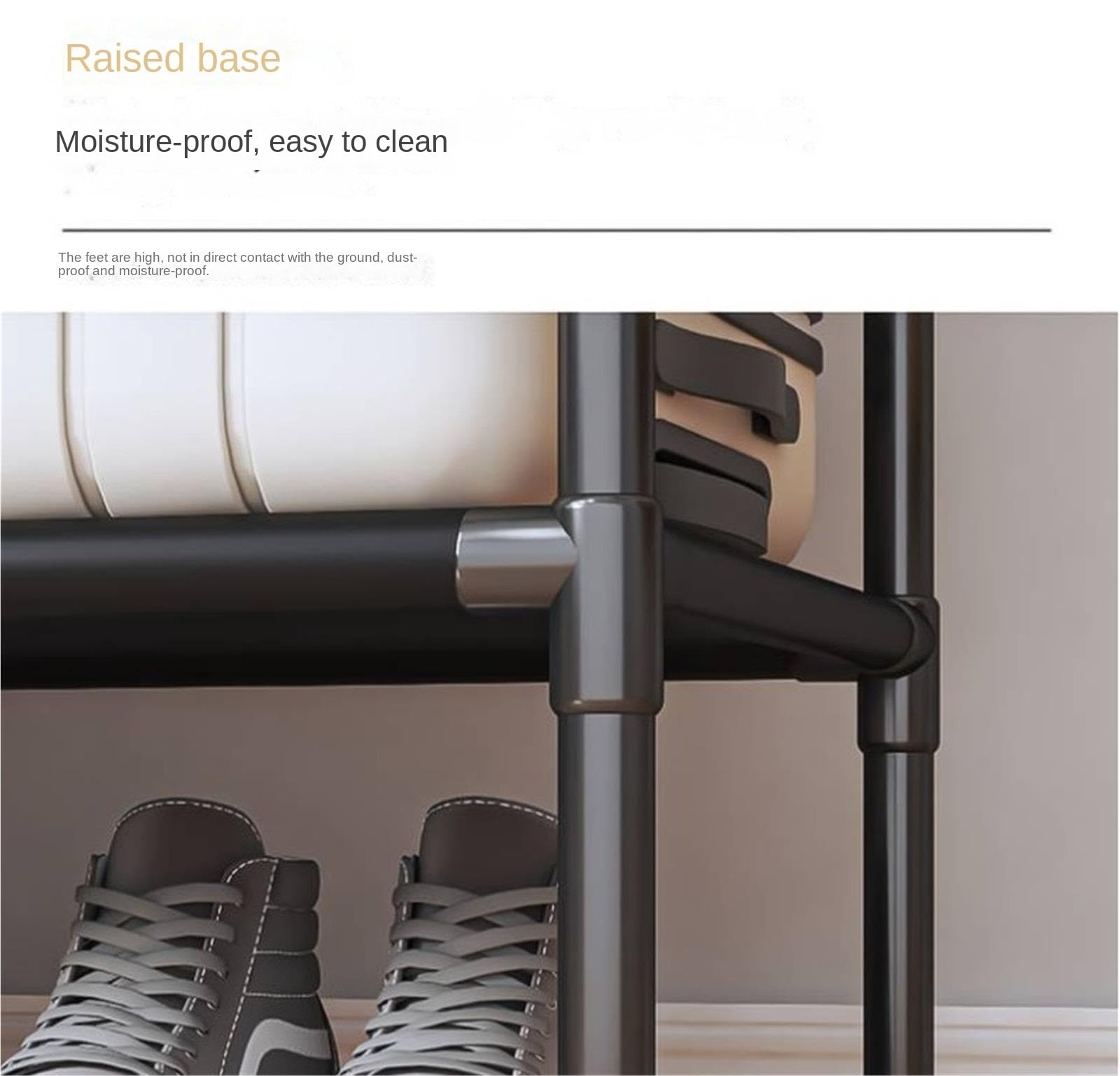 Wardrobe Closet Schrank Einfache Schränke for Aufhängen Von Kleidung Mit Hängestangen Und Lagerregalen for Den Haushalt Closet Aufbewahrungsschrank
