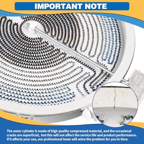 Image of Upgraded WB30T10155 12in Triple Radiant Surface Element Intended for GE Electric Stove, WB30T10155 Element Haliant 12 Trpl Replaces AP5791281 PS8754838, Fits for GE CES CEP PB9 PCB PS9 PSS JB8 Series.