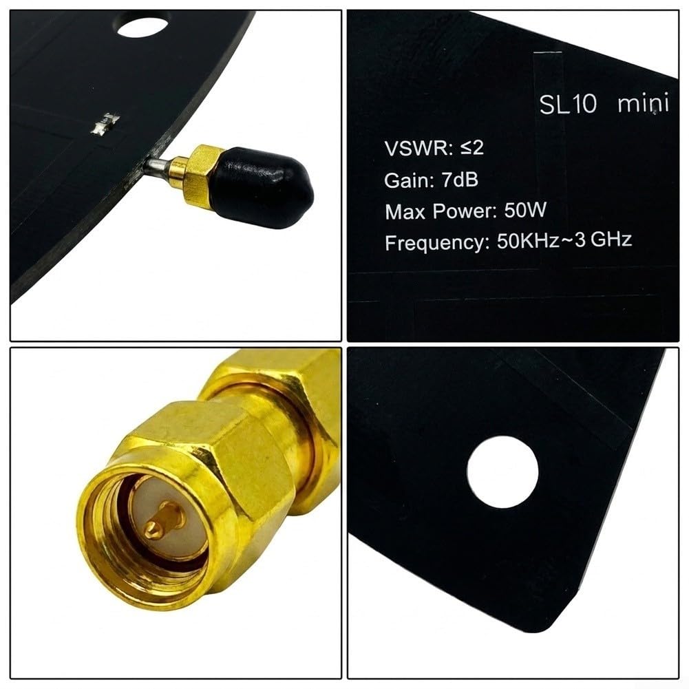 per antenna Log-Periodica ABS 12x7.7cm Leggera per RF per antenna
