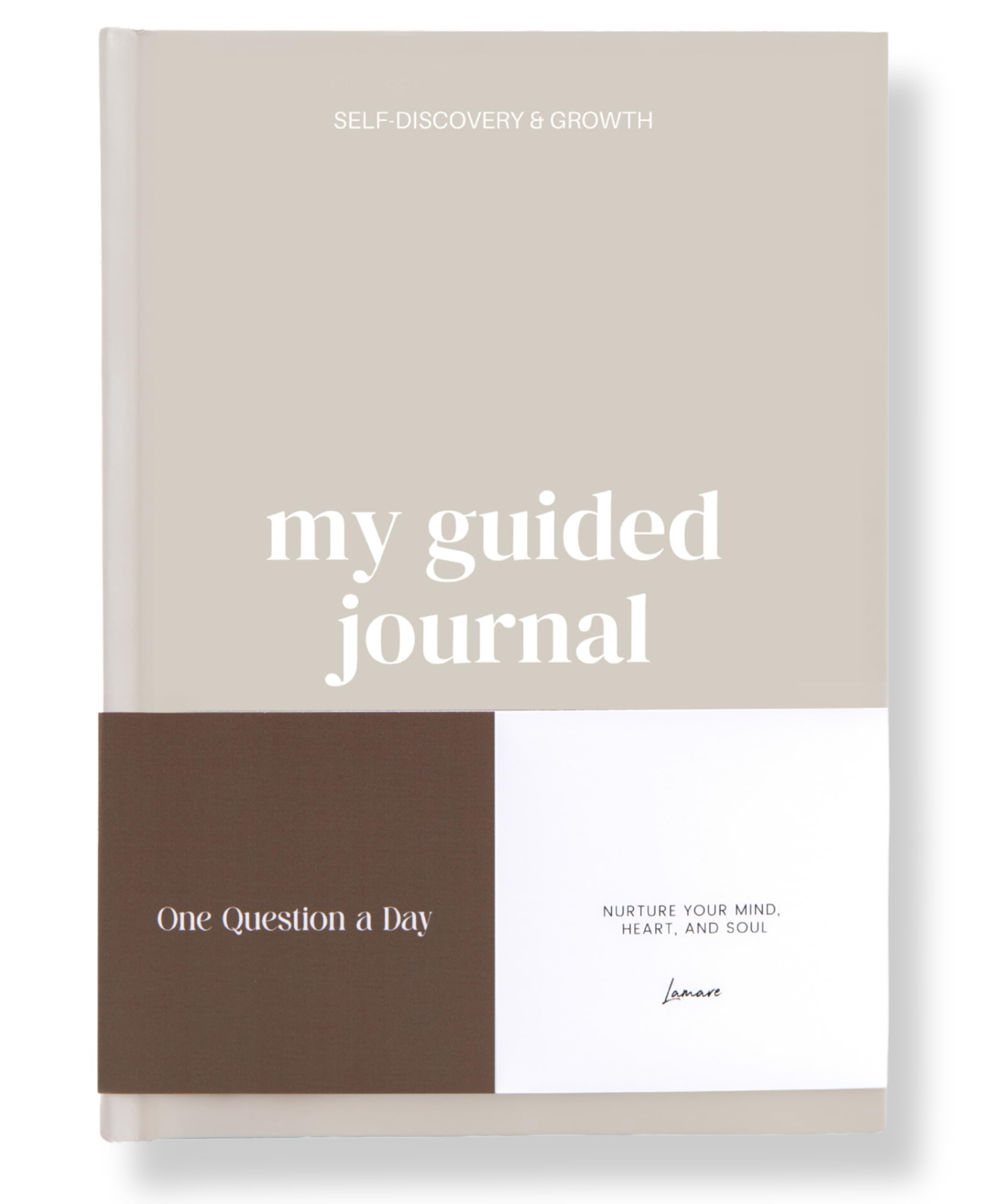 Lamare Guided Journal for Women with Prompts - One Question a Day Reflection Journal Prompts for Healing, Gratitude, and Mindfulness - Self Care