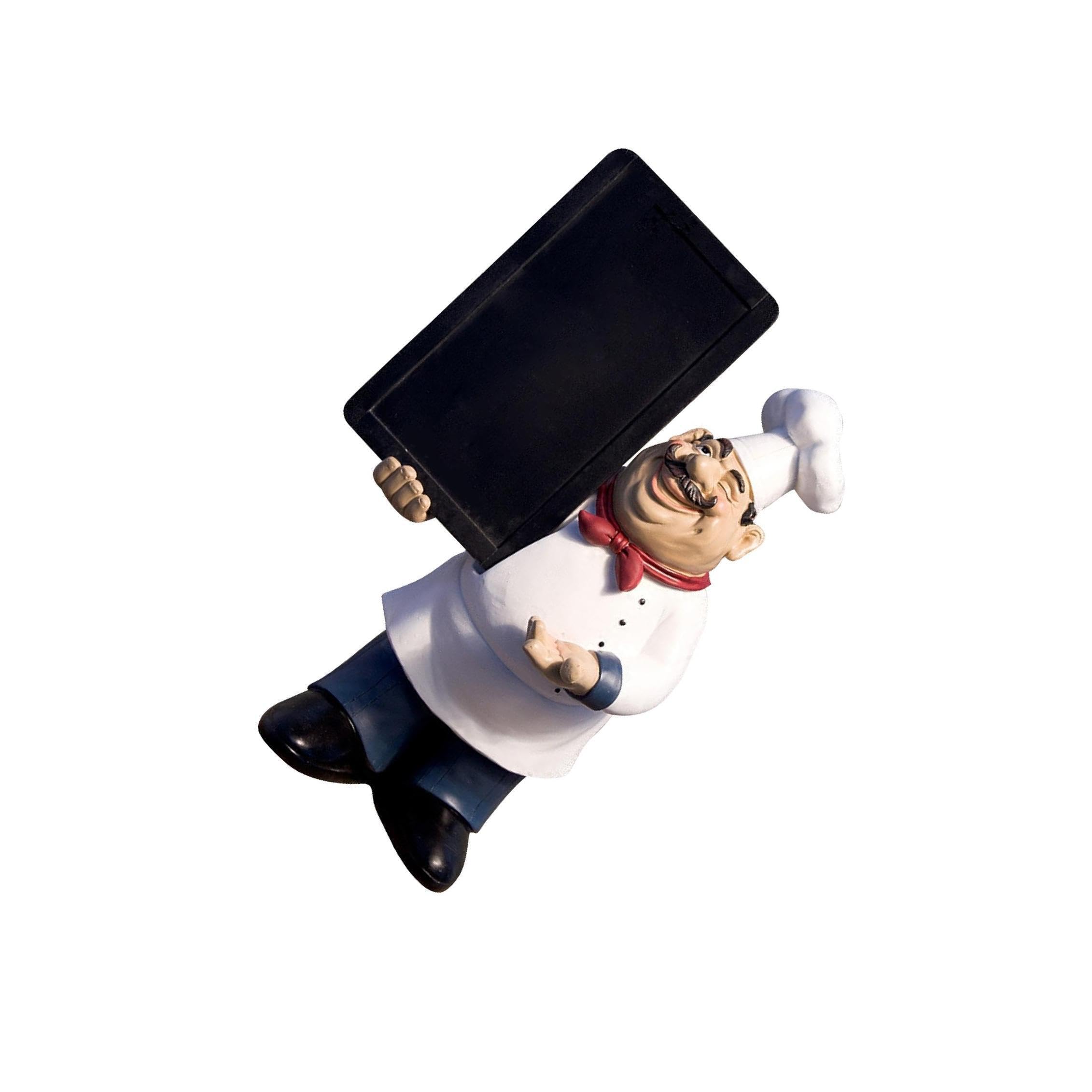 IOIUSKKU Bella statua realistica dei cartoni animati, decorazione da cucina in resina, scultura, figurina di benvenuto, decorazione per qualsiasi stanza, statuetta Per nordica,