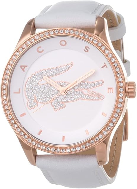 Lacoste Damski Victoria 2000821 Zegarek na Rękę, Biały, Ø 40 mm