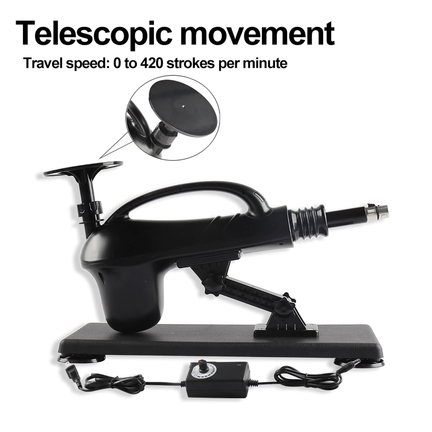 Fredorch Nueva Máquina Sexual Actualizada con 3XLR Accesorios, Ametralladora Portátil con Función de Choque Extremo con Consoladores Anales Juguetes Sexuales para Hombres Mujeres y Parejas