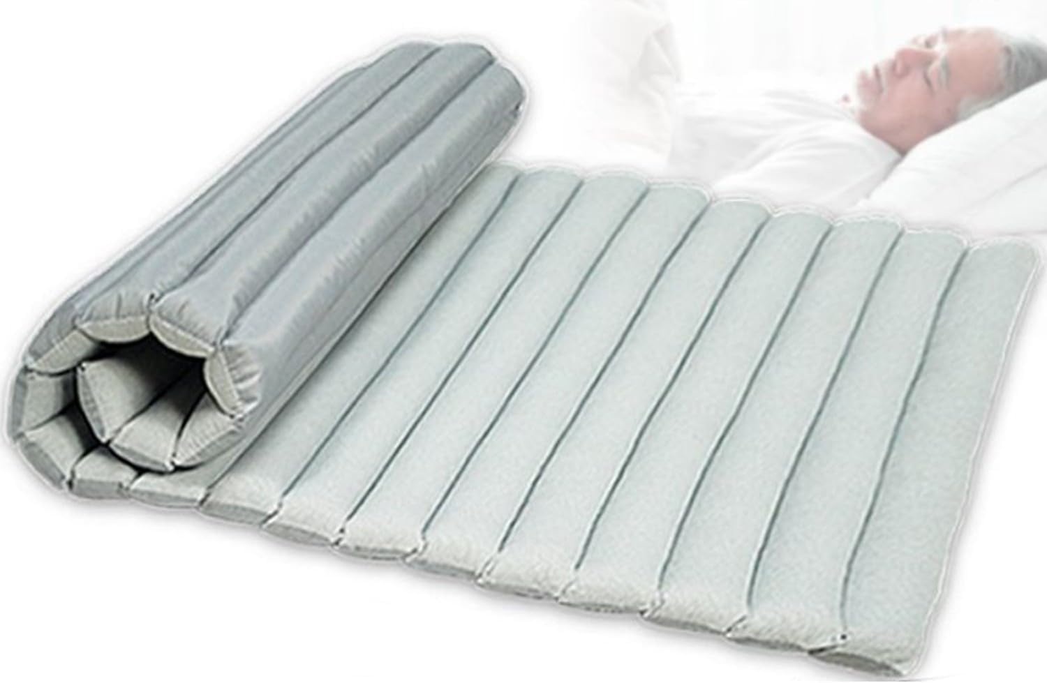 Colchón Antiescaras de Decúbito para Ancianos, Colchón de Presión Alterna, Camas de Hospital para Personas Mayores Encamadas de Larga Duración, Cuidado del Paciente L95×W70cm