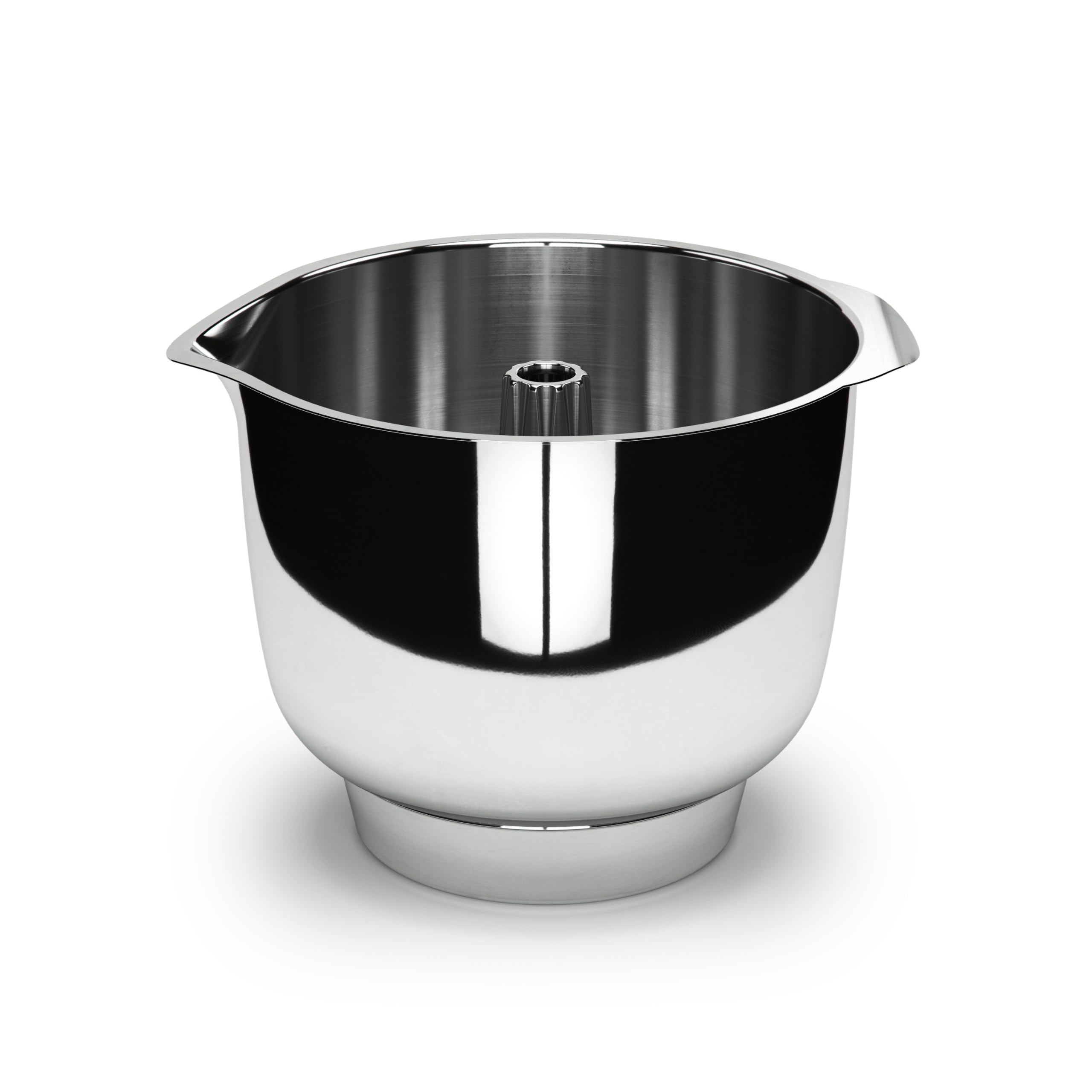 ANKARSRUM 3,5 Liter Edelstahlrührschüssel, ideal zum Backen | spülmaschinenfest, hitzebeständig, mit Silikonring, Zubehör für Assistent Original N1-N30