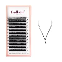 Vista 35 de FADLASH Pegamento de pestañas en racimo negro para extensiones de pestañas DIY, pegamento de pestañas impermeable de secado rápido de 2-3 segundos