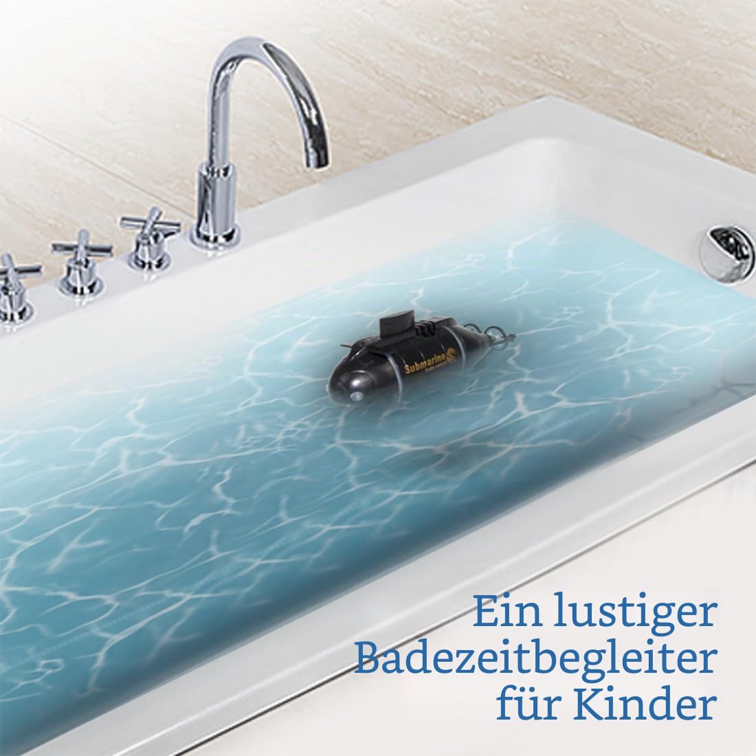 Mini U-Boot RC für Erwachsene, 6-K-Fernbedienung wasserdicht, Boot, Tauchen für Pool, Badewanne, Wasserparks, Sommergeschenke