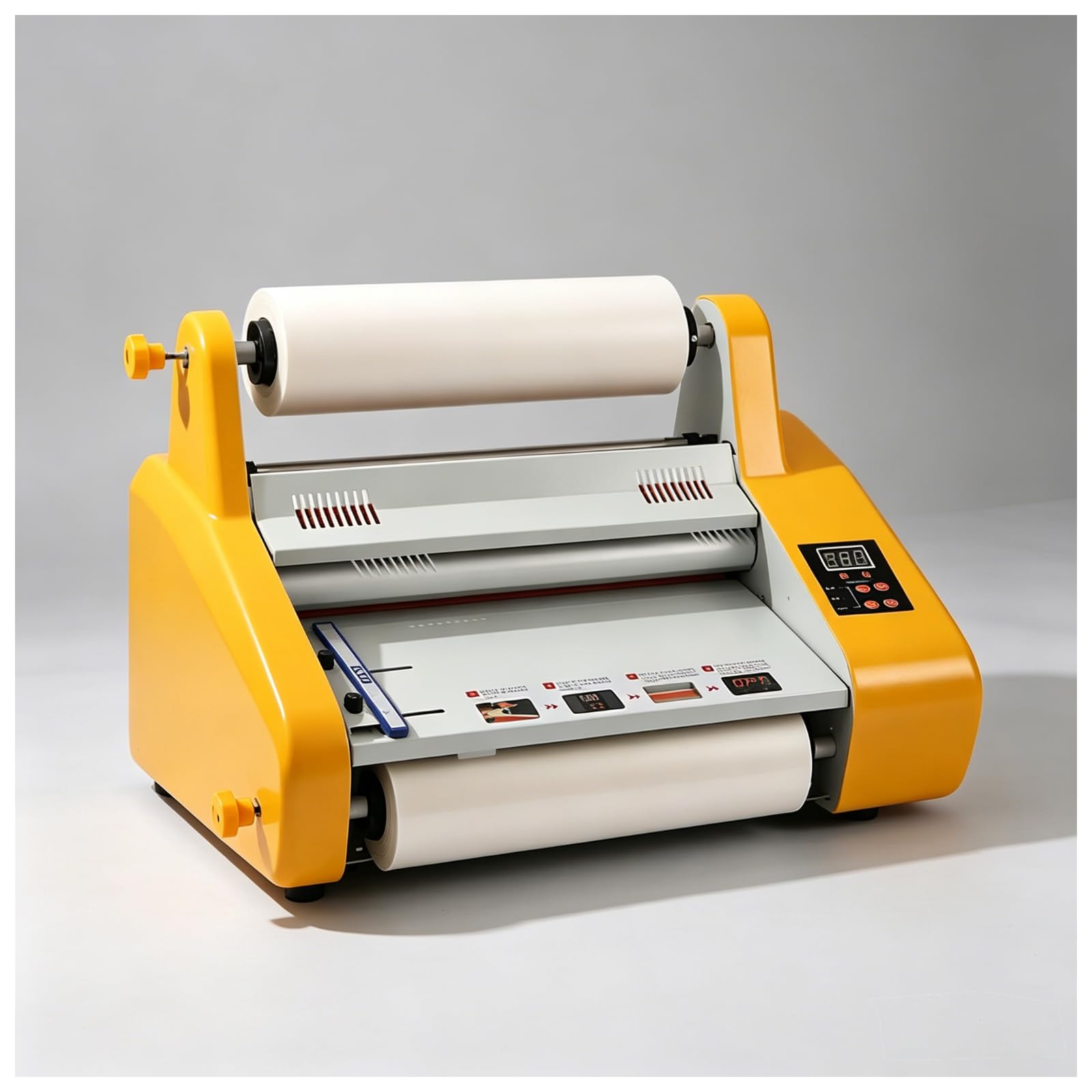 13" Laminarka | Laminator rolkowy na gorąco i zimno | Pojemność A3 | Regulowana 0-150°C | Wyświetlacz cyfrowy | Z 4 gumowymi rolkami | Do domowego biura i projektów rękodzielniczych