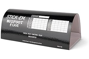 JT Eaton 188BULK Stick-Em Bigfoot Cave Glue Traps for Rodents, Snakes, and Other Pests