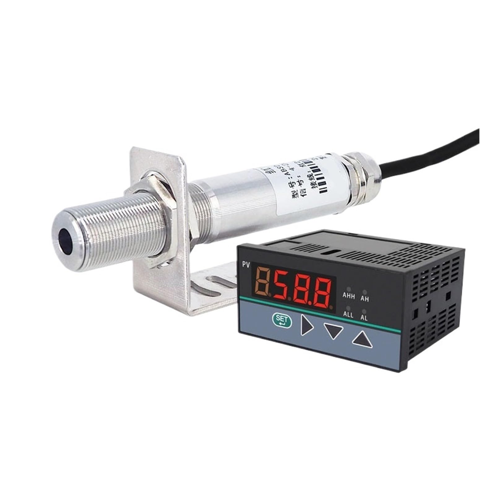 Termómetro infrarrojo, sensor de temperatura, transmisor sin contacto, medición de temperatura industrial, 4-20mA0-5VRS485