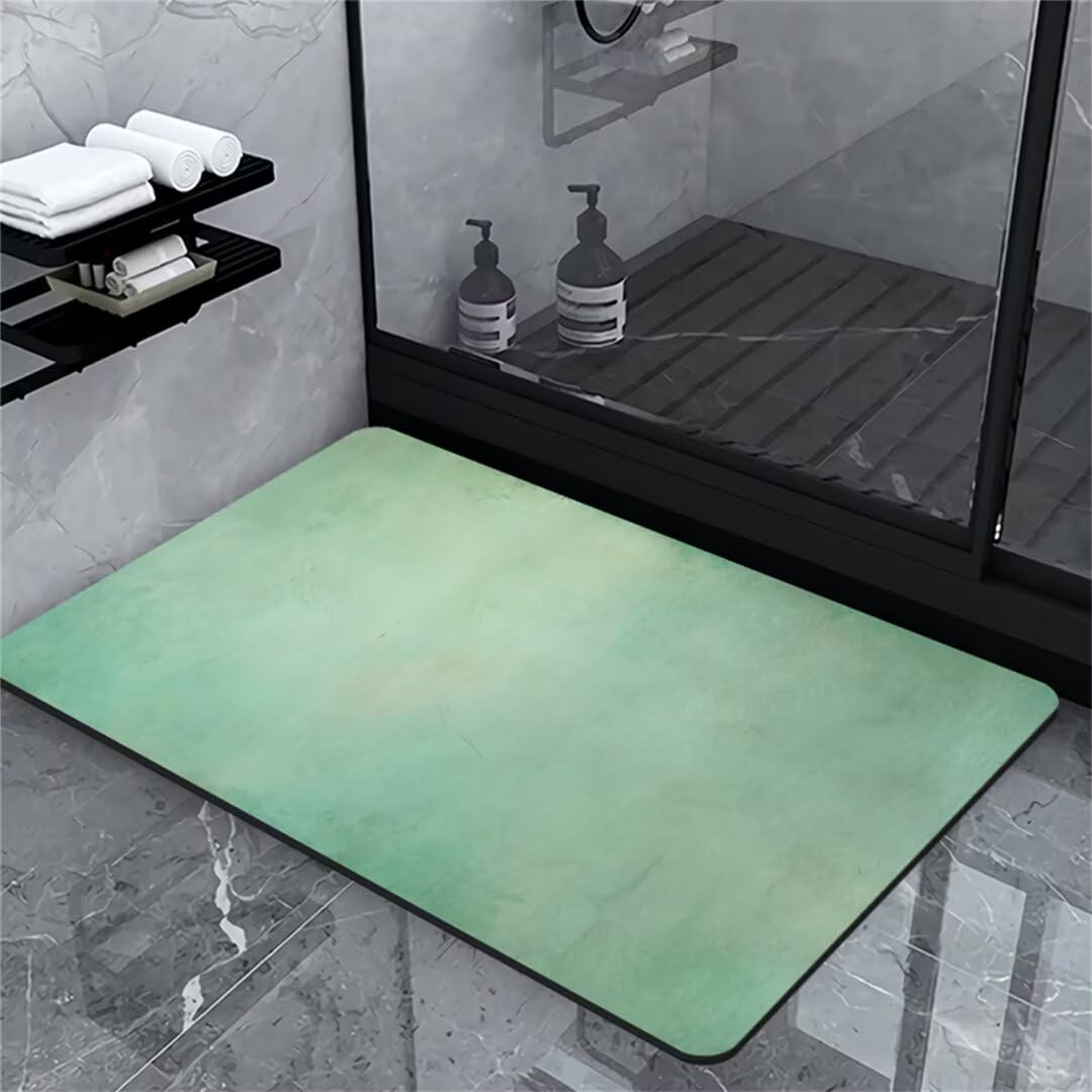 Badezimmerteppich Badematte Rutschfest Badematte Badteppich Badvorleger 100x150cm Badematten Badteppiche Duschmatte Rutschfest, Duschvorleger Badezimmermatte Rutschfest Stein Badematte Turquoise