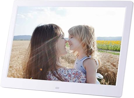 XY-store Advance Digital Photo Frame inch1280 800 Electronic Photo Frame unterstAtzen HDMiUSB SDSDHC Digitaler Bilderrahmen Uhren-und Kalenderfunktion Fernbedienung inklusiveWhite XY-store Advance Digital Photo Frame inch1280 800 Electronic Photo Frame unterstAtzen HDMiUSB SDSDHC Digitaler Bilderrahmen Uhren-und Kalenderfunktion Fernbedienung inklusiveWhite