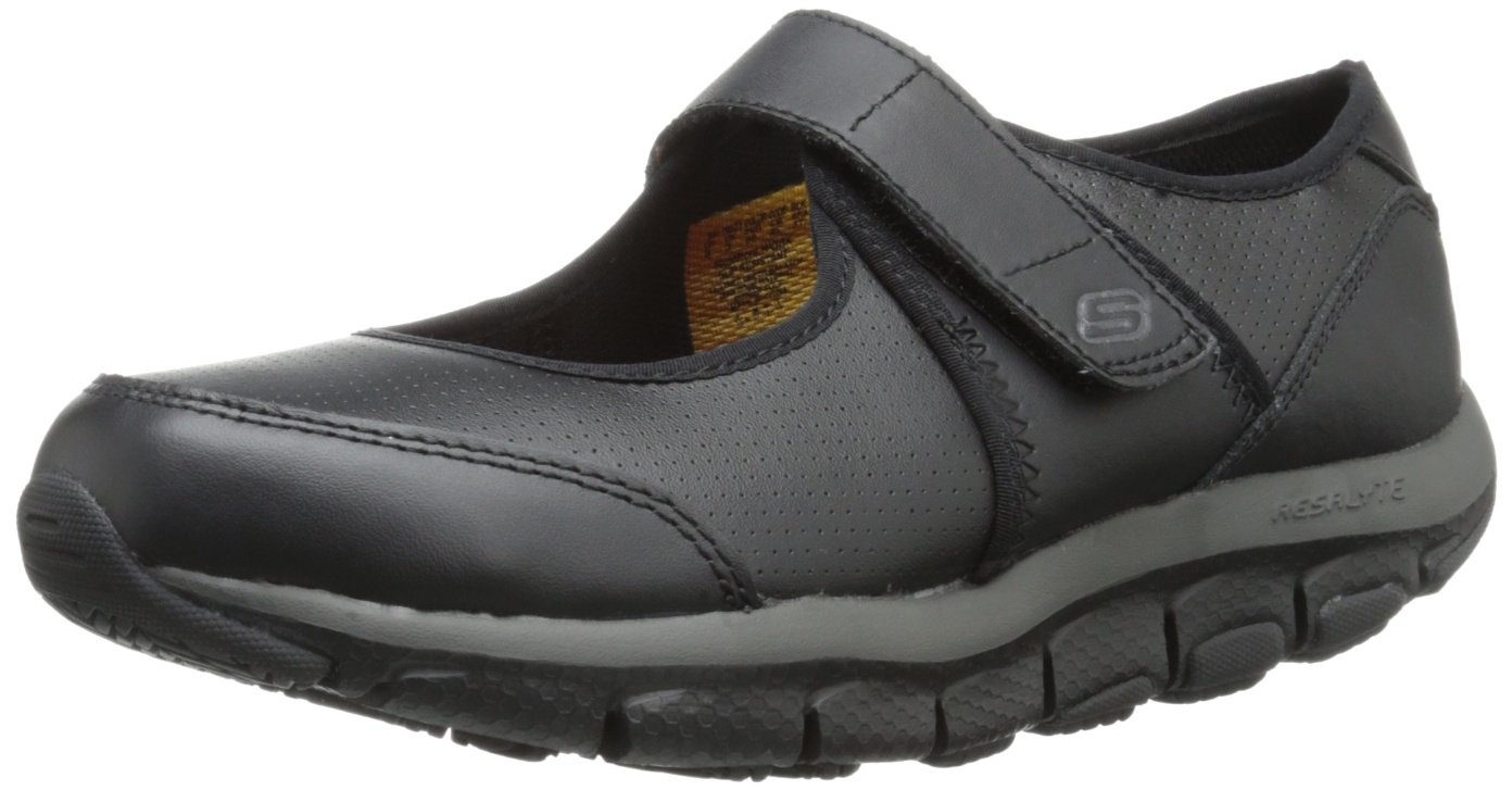 Skechers for Work Women's Liv SR Suncap Work Shoe,Black,7.5 M US