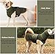 TOEECY Hundemantel zur Linderung von Angst Klettverschluss zur Einfachen Einstellung und Reflektierenden Streifen Hundemantel mit Hunde Kapuzenpullover Ohrenschützer(L)