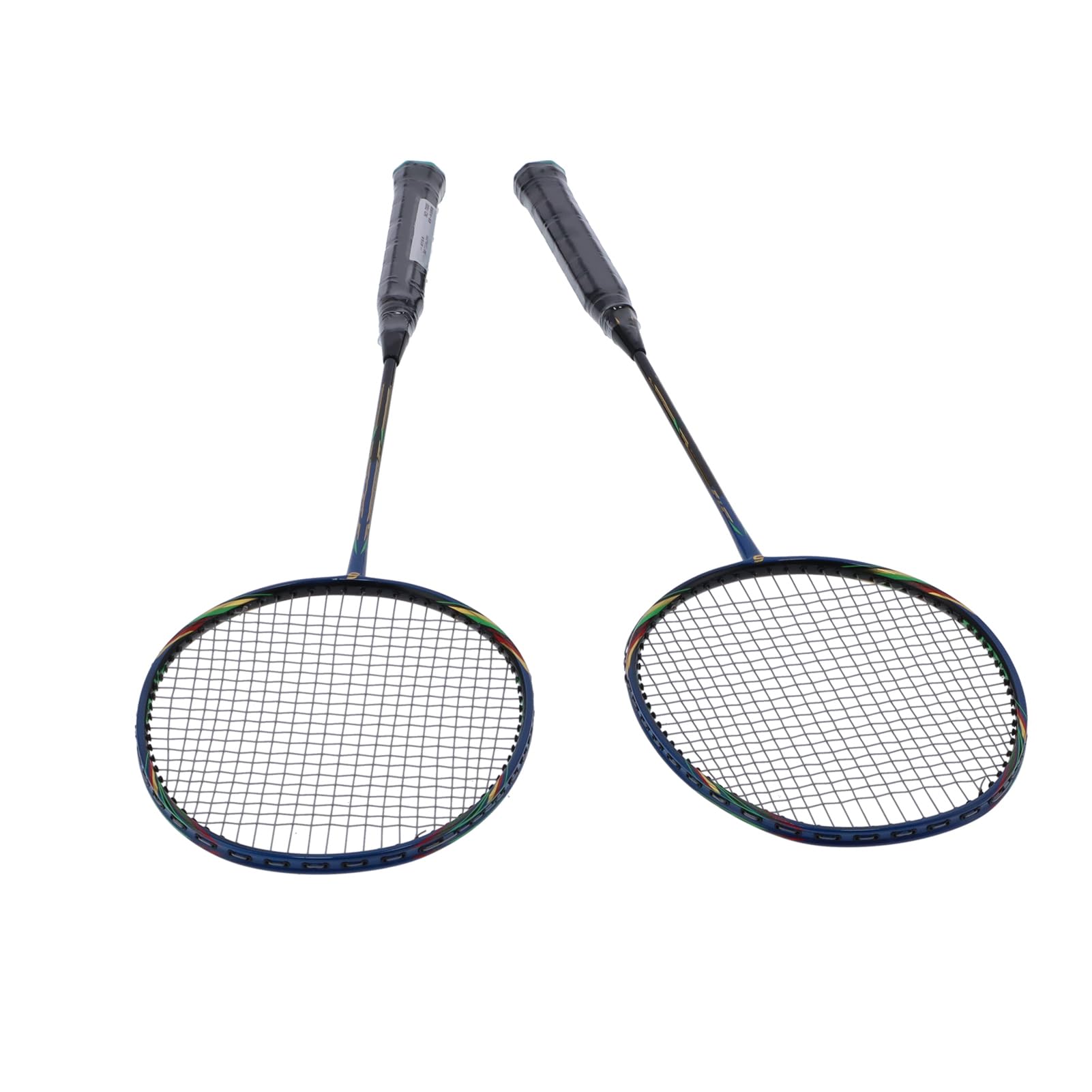 Set di Racchette da Badminton per 2 Giocatori in Composito di Carbonio Leggero per Sport All'aria Aperta per Adulti 2 unità