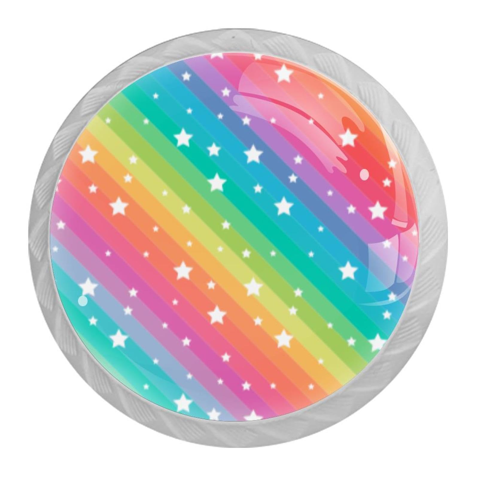 Tqmspg Multi Rainbow And Stars Pattern