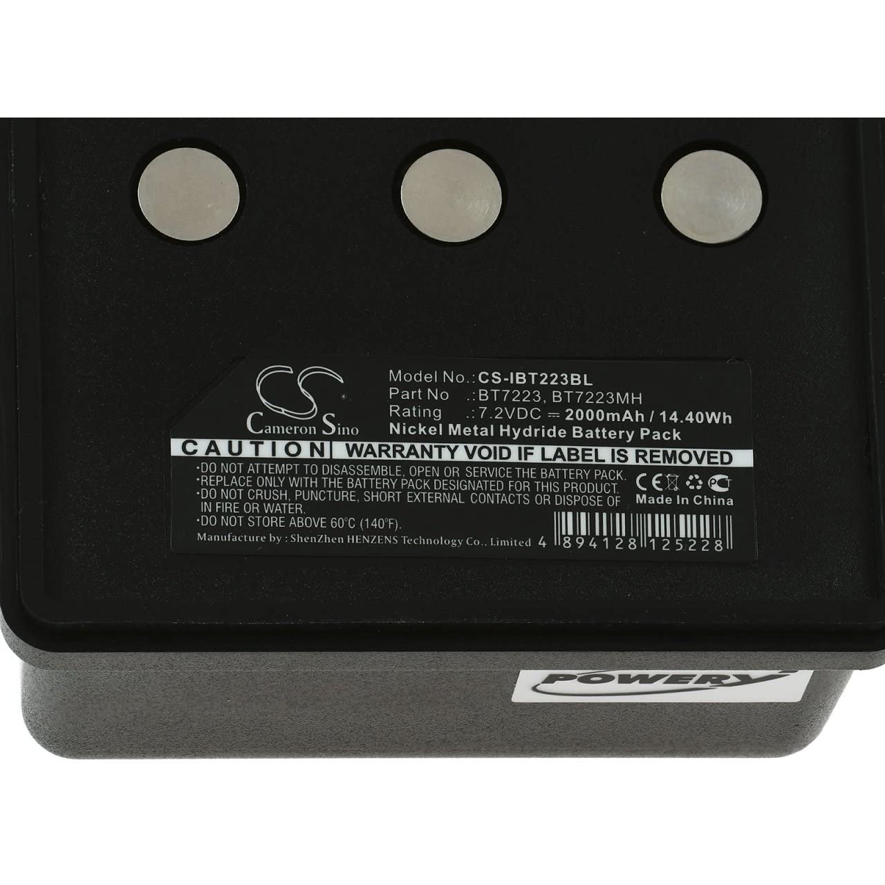 Powery Batería Compatible con Itowa Modelo BT7223 / BT7223MH