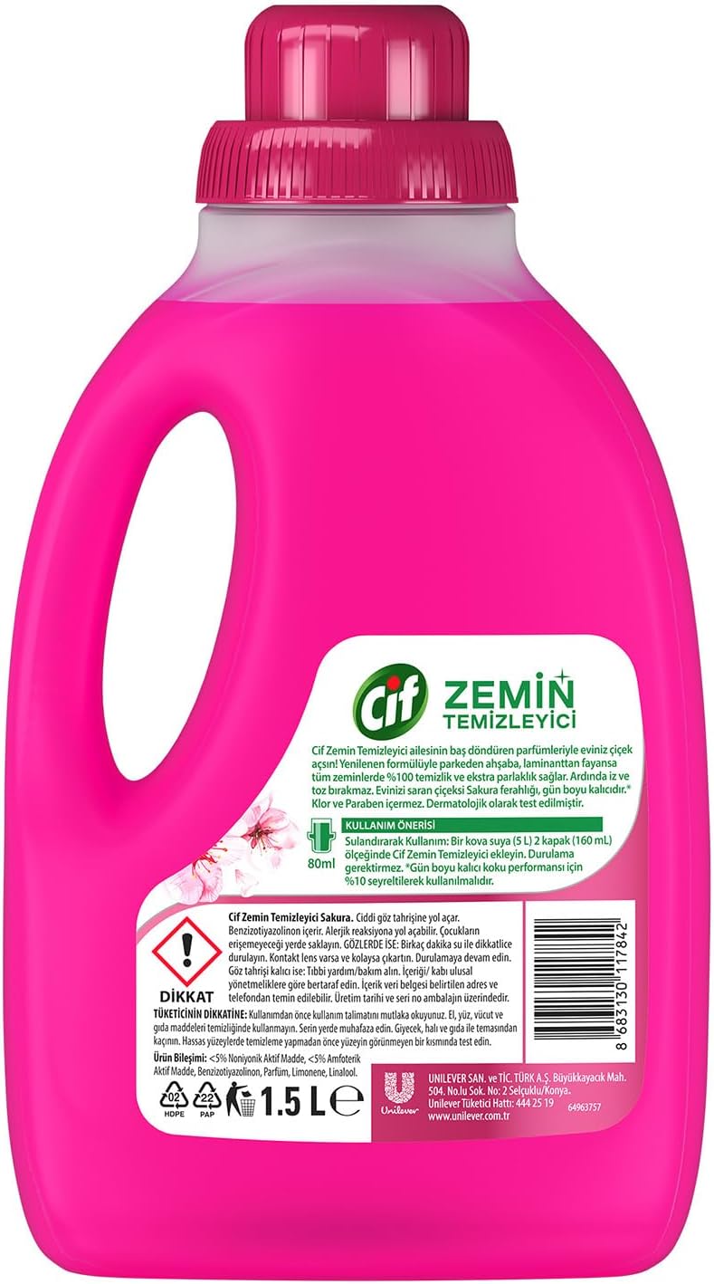 Cif Zemin Temizleyici Sakura 1500 ml