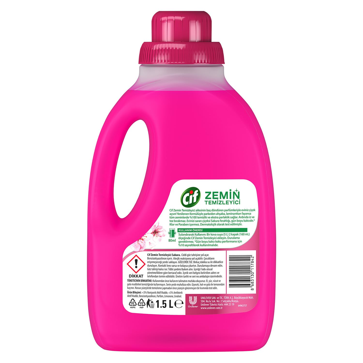 Cif Zemin Temizleyici Sakura 1500 ml