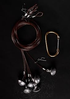 Heyday Outdoors Duck Decoy Rig | 10ft 10oz Tangle-Free PVC-Coated Cable & Weights | Texas Decoy Rig Built for Duck Hunting - 6 Pack