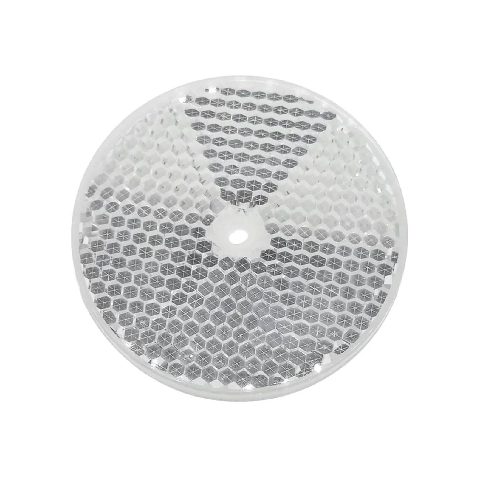 Placa reflectante circular de 80x8mm para evitar fallos de lectura en sensor fotoeléctrico