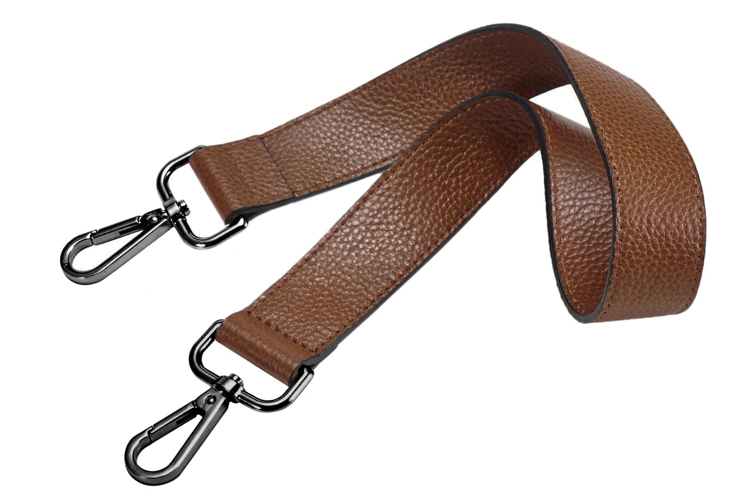 24.8” Leather Replacement Strap for Handbags Shoulder Bag with Metal Buckles