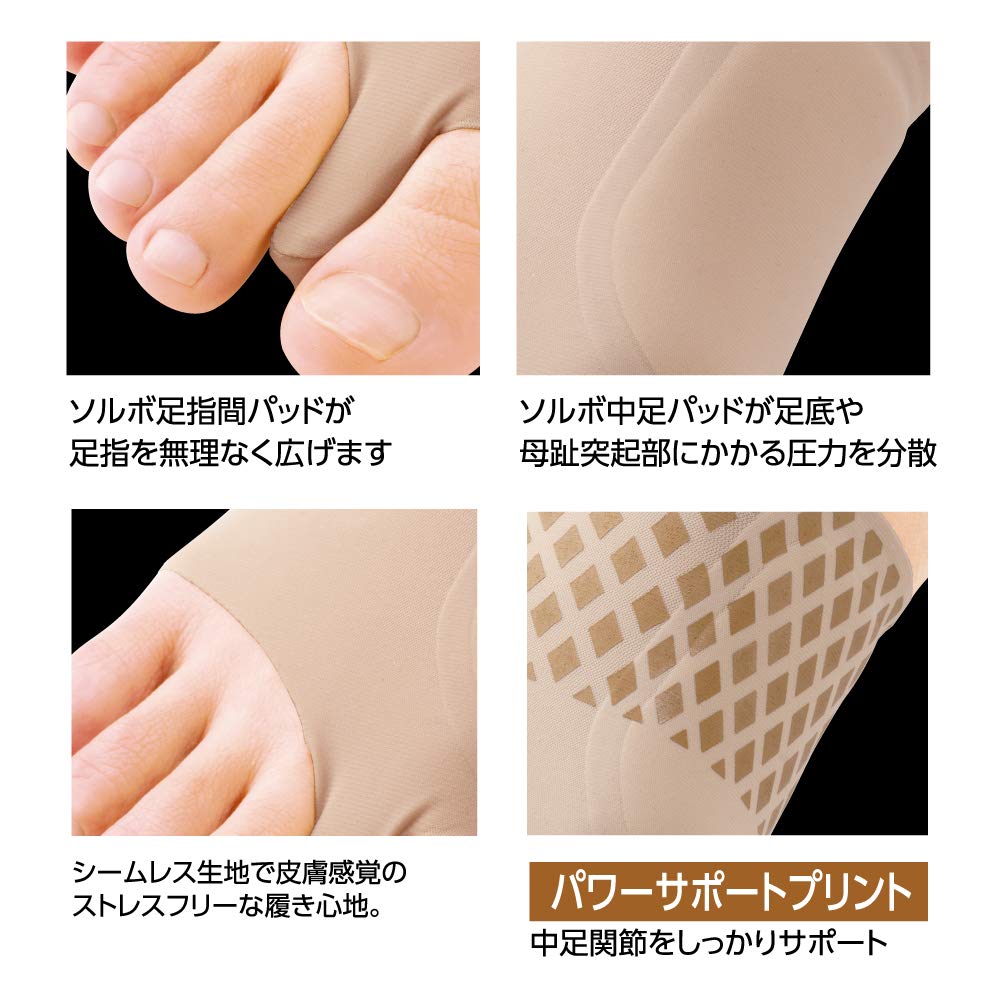 Amazon | ソルボ 外反母趾サポータースキニーフィット パワータイプ