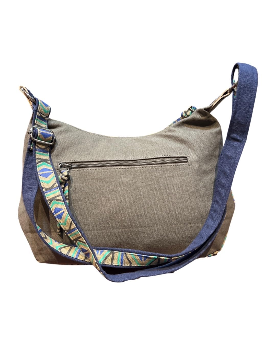 Macha Sac à bandoulière en coton et cuir Pour Femme Indien Ethnique Sac à bandouliere boho hippie Indien coloré