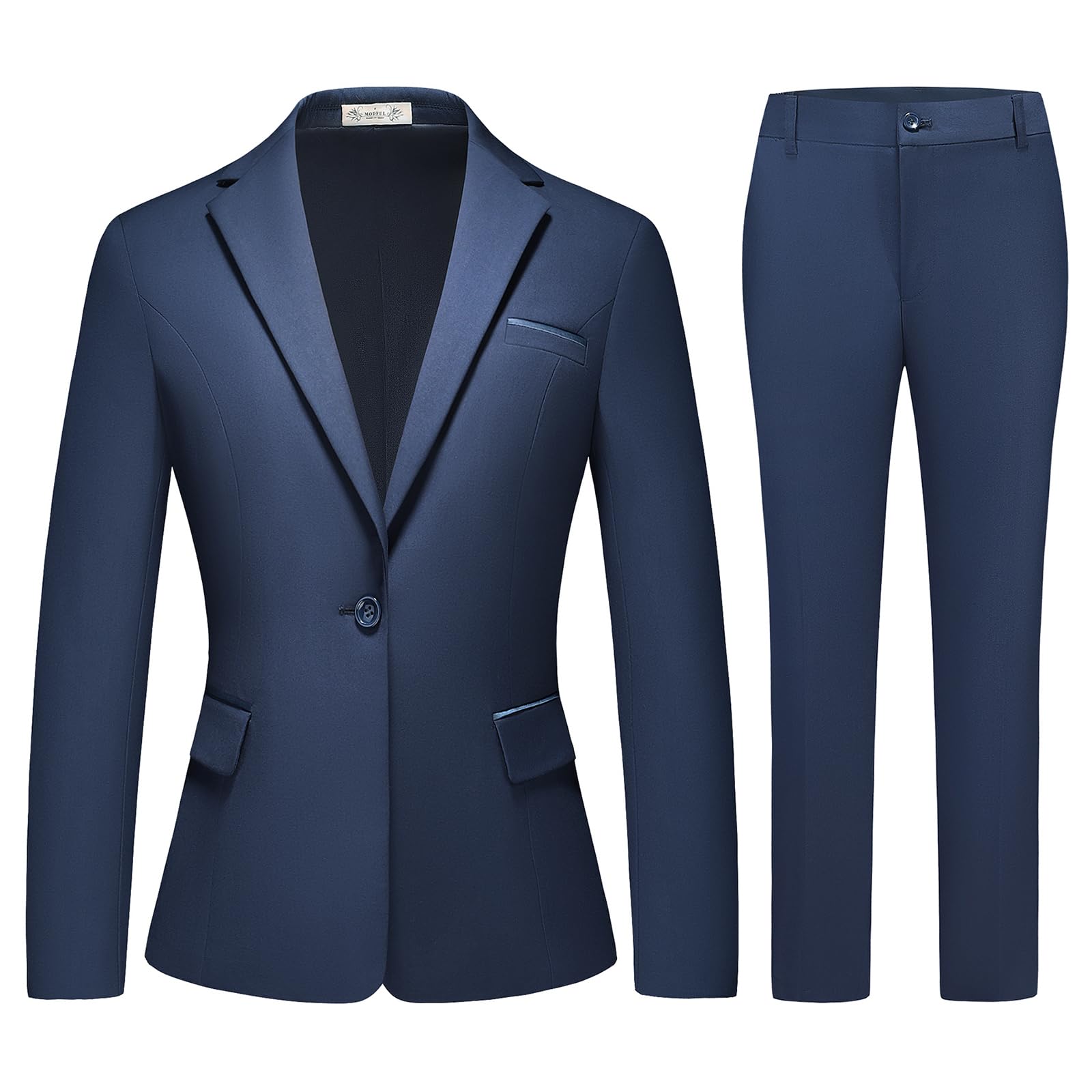 MODFUL Women Suits Work Professional Office 2 Piece Pant Suits