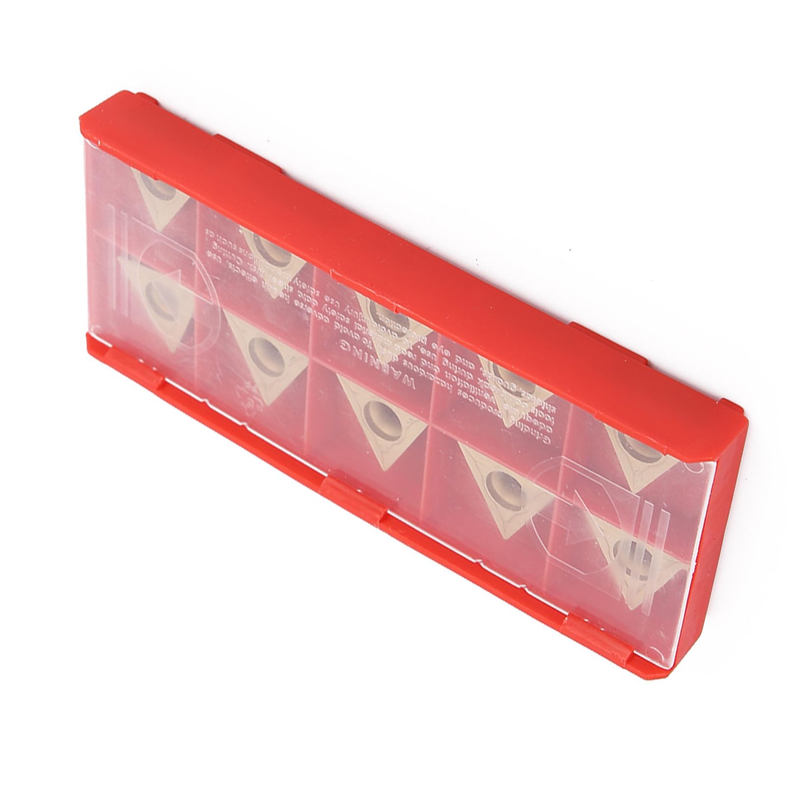 Inserto triangolare in acciaio al carburo di tungsteno con inserto per tornitura CNC adatto per semifinitura e sgrossatura 10 pezzi