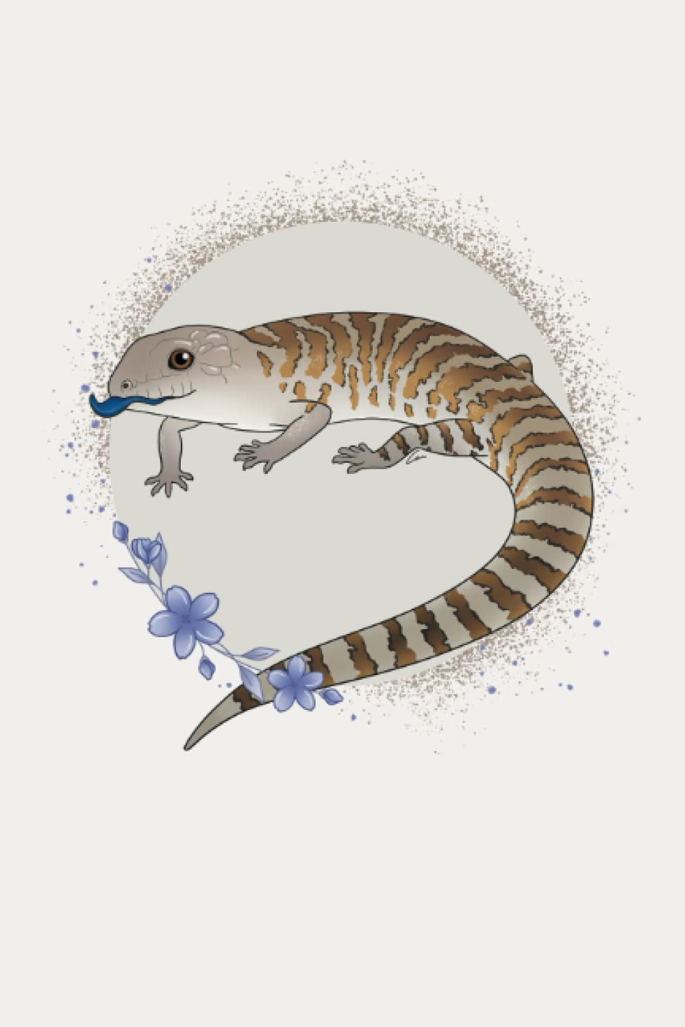 Blue Tongue Skink Notebook / Journal - 6" x 9" - 120 College-Ruled Pages / 60 Sheets - The Perfect Gift For Any Skink Owner