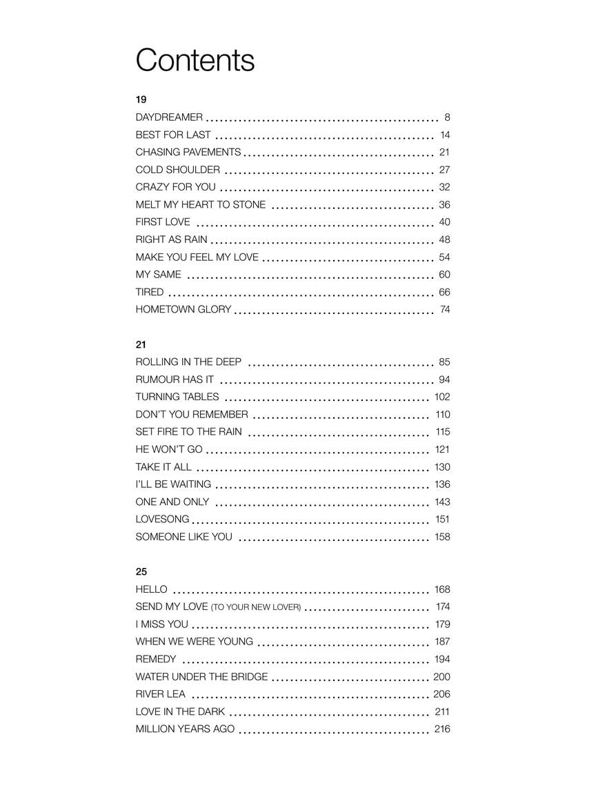 Adele - The Complete Collection | 62 Songs for Piano Voice and Guitar | Ultimate Sheet Music Songbook for Musicians and Singers | Includes Rolling in the Deep Someone Like You Skyfall and More      Paperback – March 1, 2022