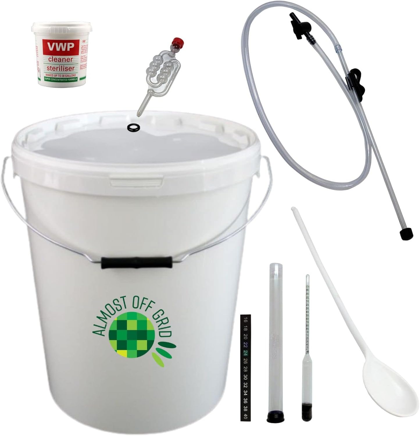 Almost Off Grid 25 Litre Home Brewing Kit for Beginners, Makes 30