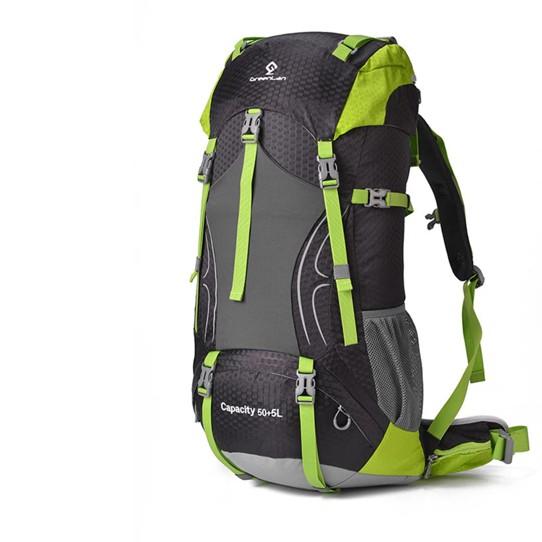 Hcclijo 55L impermeable de gran capacidad montañismo deportes al aire libre senderismo mochila al aire libre montañismo
