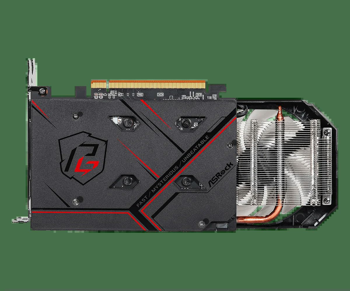 美品！AMD Radeon RX 6500 XT Phantom Gaming ASRock AMD Radeon RX 6500 XT Phantom Gaming D 4GB OC GDDR6