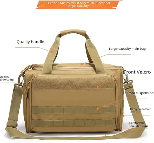 Vista 26 de UNISTRENGH Bolsas de lona de gama de armas tácticas multifuncionales de lujo Negro