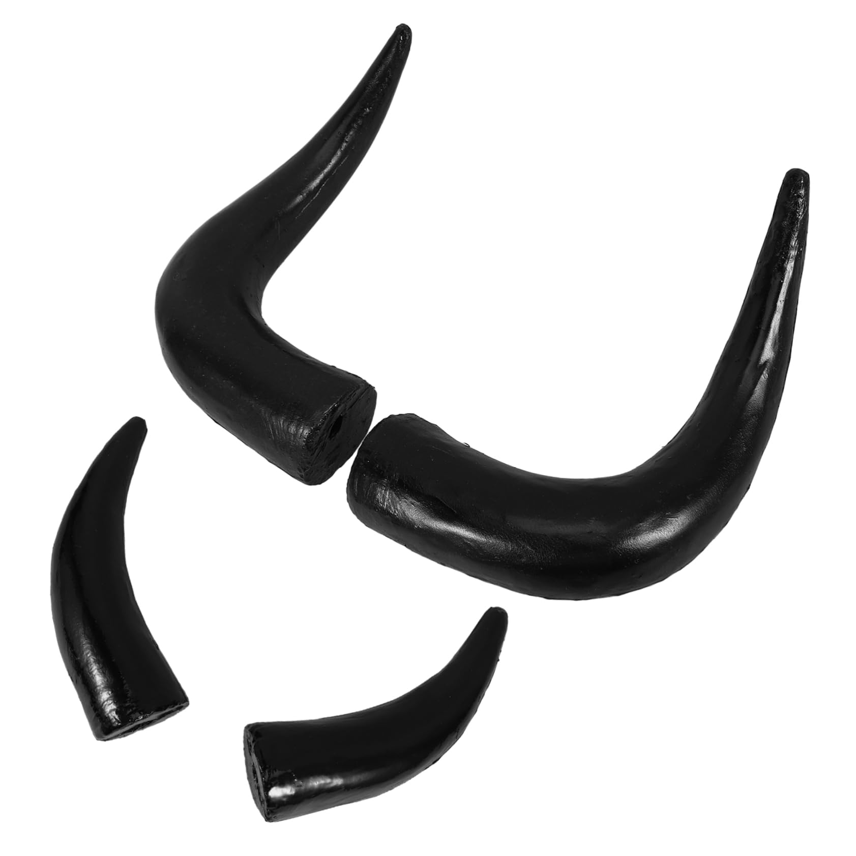 MAGICLULU 10 Paires De Corne De Simulation Bandeau De Corne De Bœuf Artificielle Matériel De Bricolage Coiffure D'Halloween s De Bœuf DIY Imitation DIY Prop Bricolage Décor