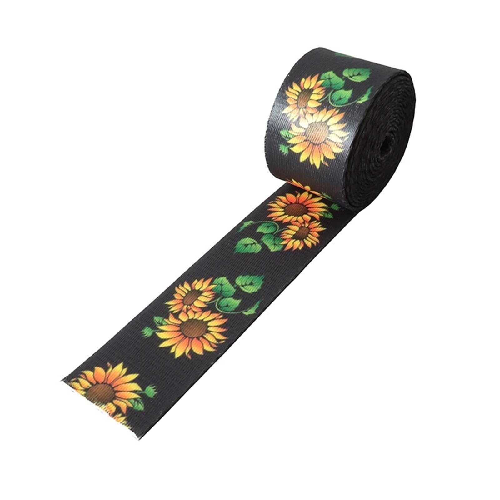 Nastro Jacquard Fettuccia stampata da 50 iarde 38 mm for tracolla for borsa, collare for cani, guinzaglio, zaino, accessori for l'abbigliamento(Ethnic Style A)