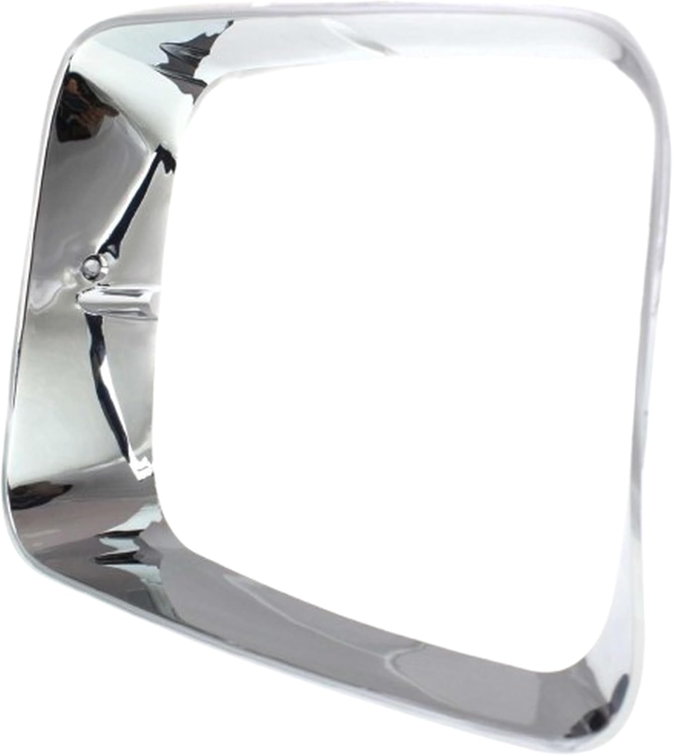 DAT AUTO PARTS Left Headlight Door Bezel Fits 1992-1993 Dodge Ramcharger | Front Driver Side, Pickup Full Size, Silver Chrome Plastic, Replaces CH2512118, 55054645