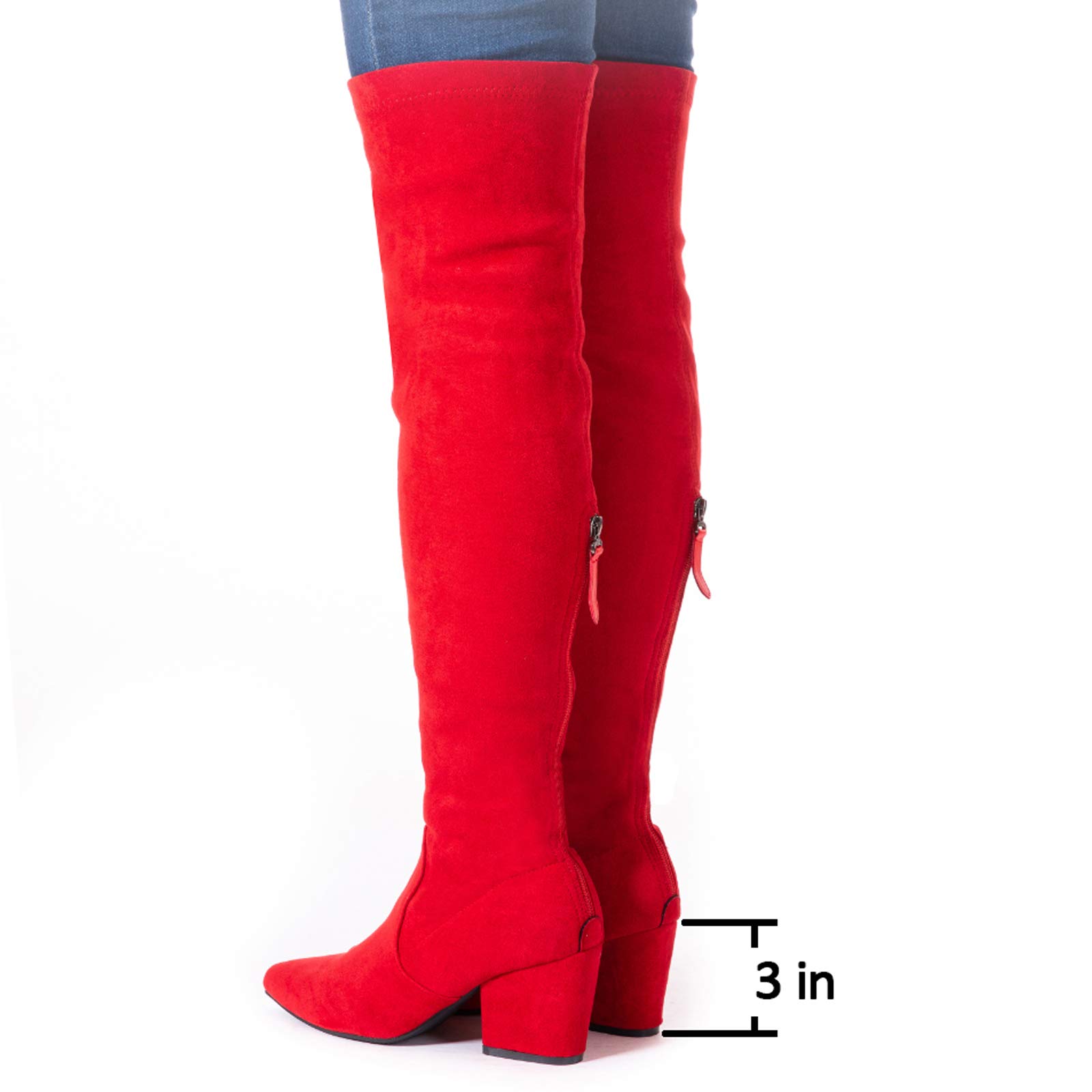 Mtzyoa Mtz-7-10-ba Stivale sopra il ginocchioDonna