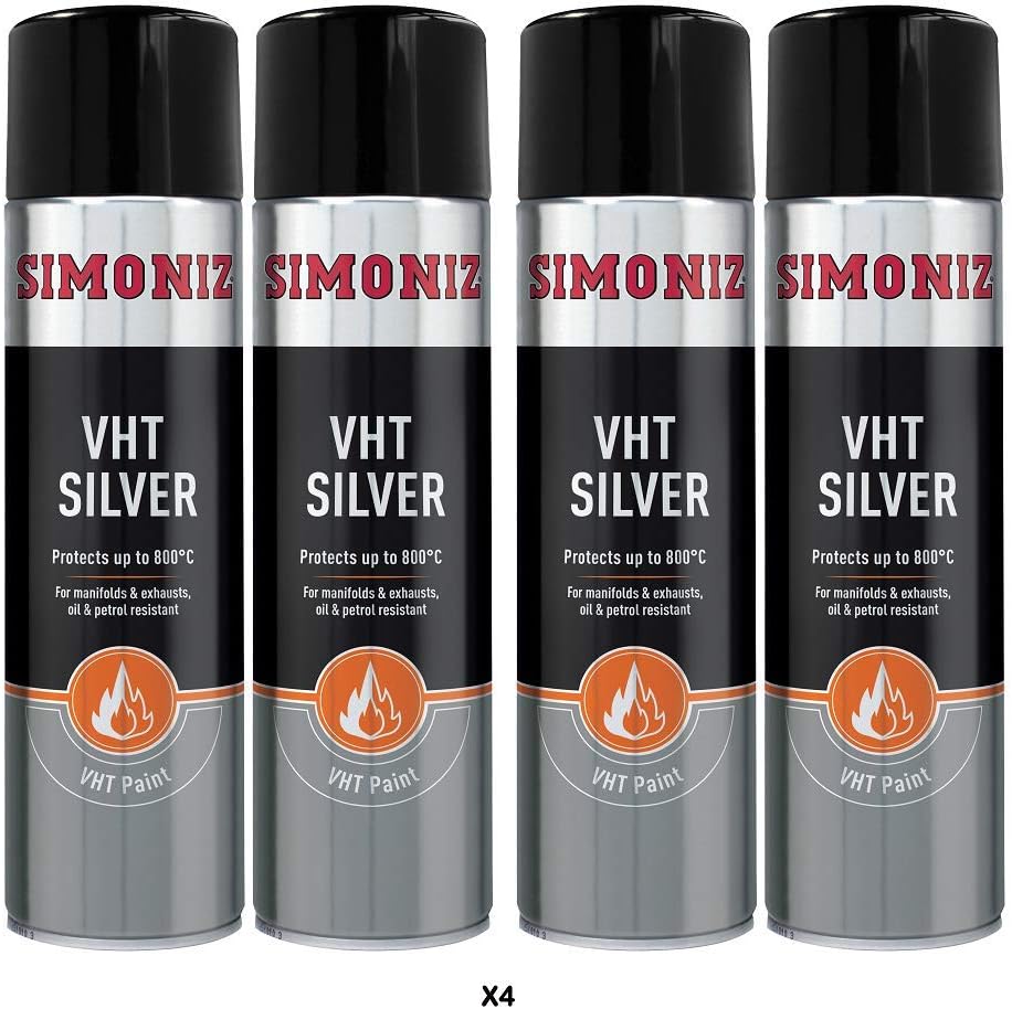 Silver VHT Paint 4x 500ml