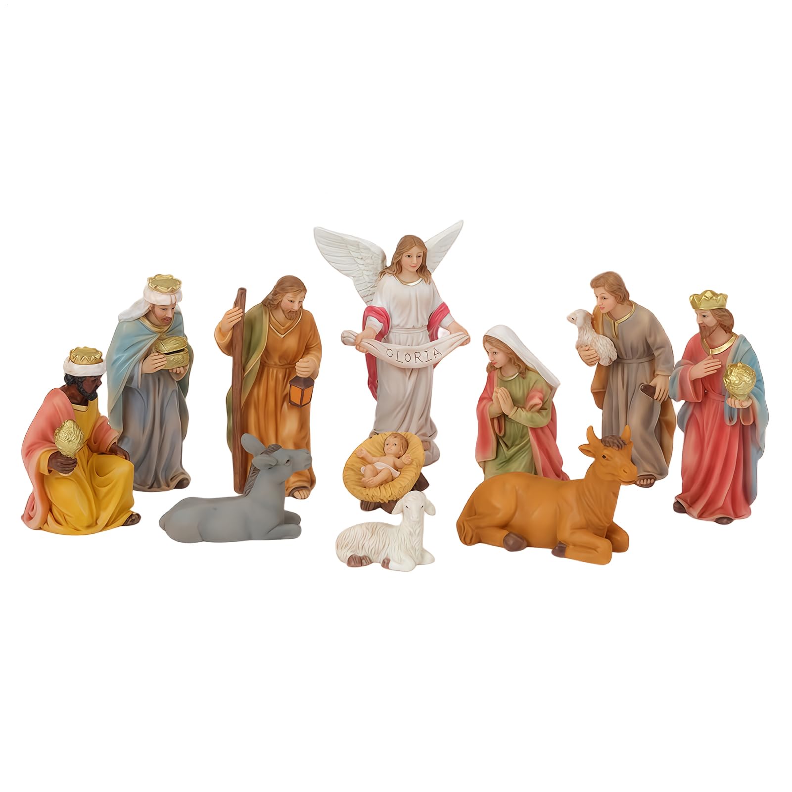 Amazon.co.jp: クリスマス 降誕セット - イエス人形 馬小屋 クリスマス