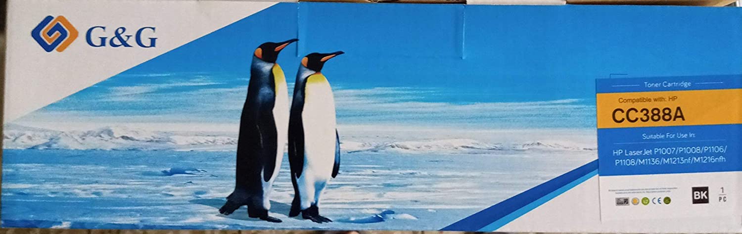 Infotech G & G Toner Cartridge 88A (Compatible with HP 88A) for Printers-P1007, P1008, P1106, P1108, M202, M202n, M202dw, M126nw, M128fn, M128fw, M226dw, M226dn, M1136, M1213nf, M1216nfh
