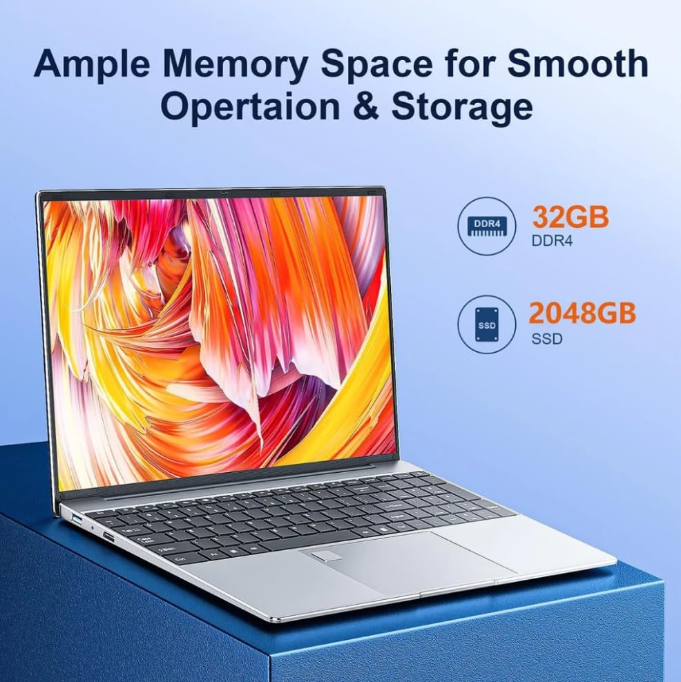 Notebook,15,6 Polegadas, 16GB RAM, SSD 512GB, Windows 11 Pro, Tela