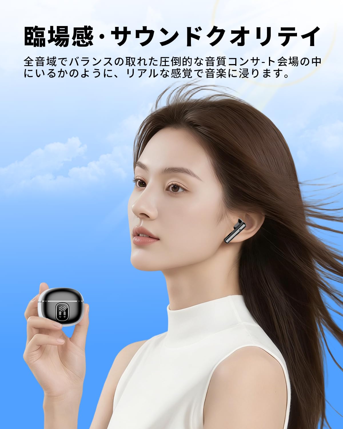Amazon.co.jp: イヤホン Bluetooth ワイヤレスイヤホン AIスマートENC