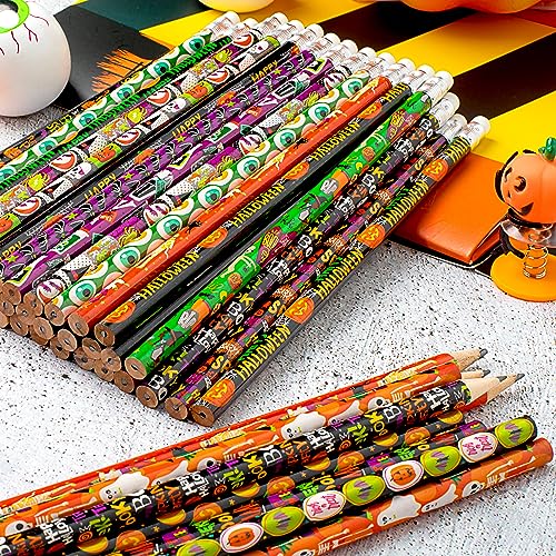 JOYIN 48 lápices de Halloween con borrador miniatura 7