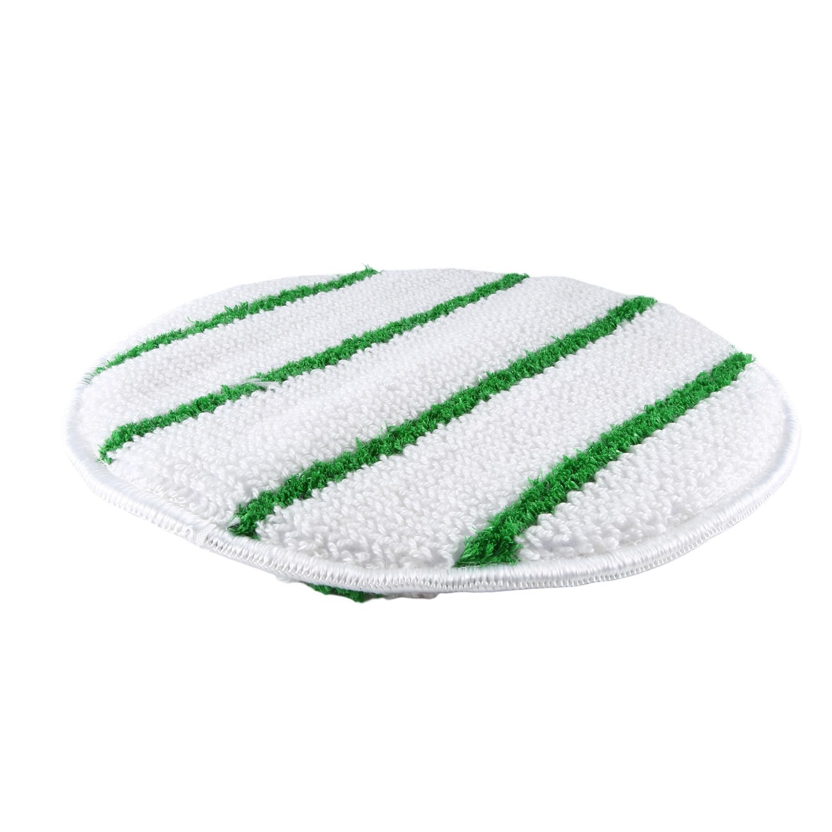 Kqcibz 19in Rotary Yarn Bonnet Low Profile Polishing Polishing Cotton Gauze Pads With Agitation Carpet Cleaning Bonnet Pad